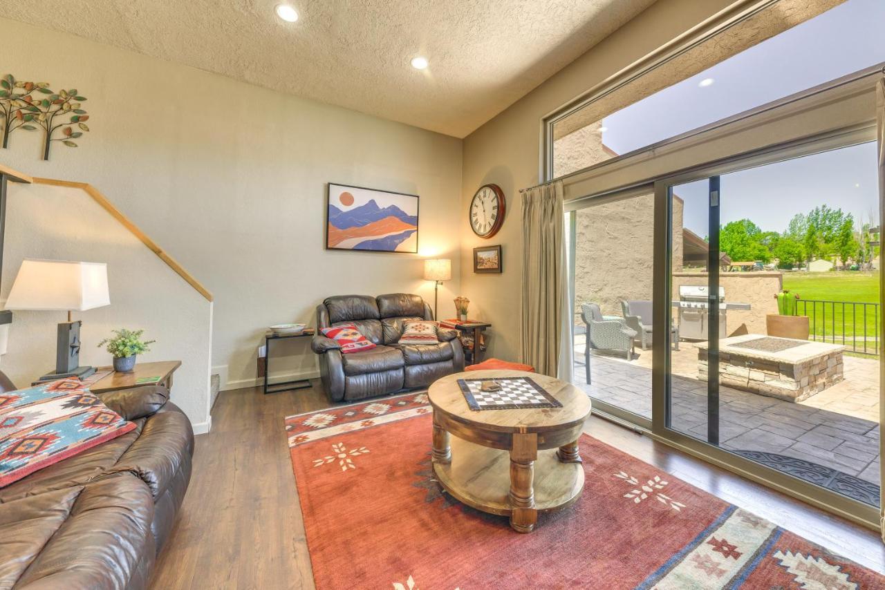 Ruidoso Golf Condo - Patio, Fire Pit And Mtn View! Exterior foto