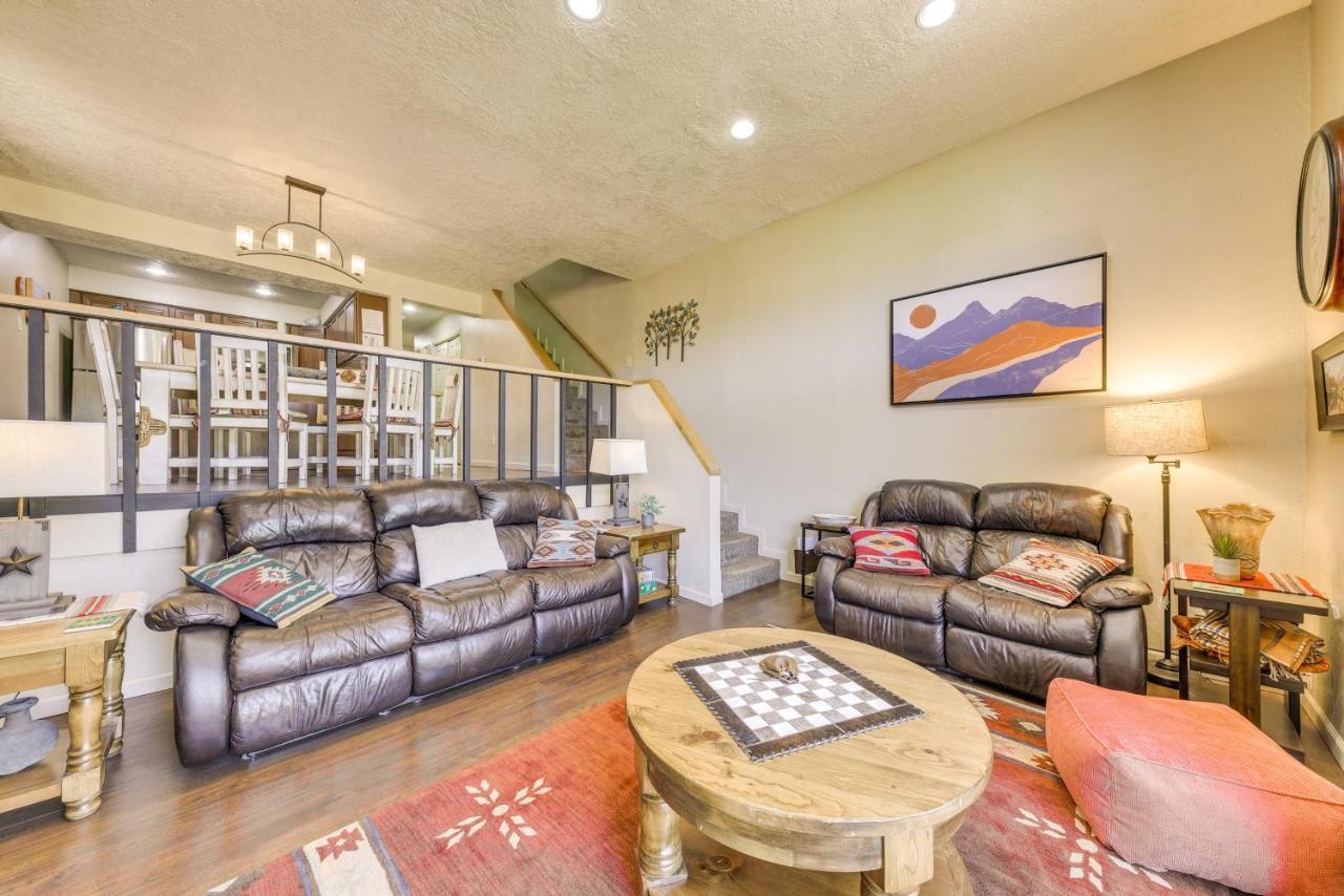 Ruidoso Golf Condo - Patio, Fire Pit And Mtn View! Exterior foto